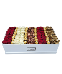 XXL KUTIJA SA RUŽAMA I FERREROM-045