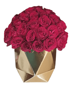 HEKSA KUTIJA SA CRVENIM RUŽAMA