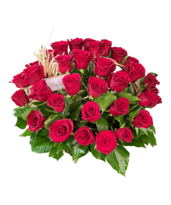 CRVENE RUŽE I ZELENILO U KORPI